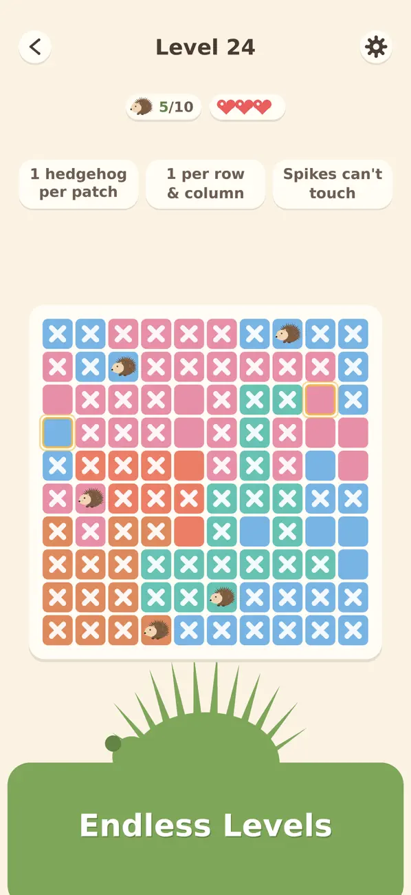 Prickle: Hedgehog Logic Puzzle