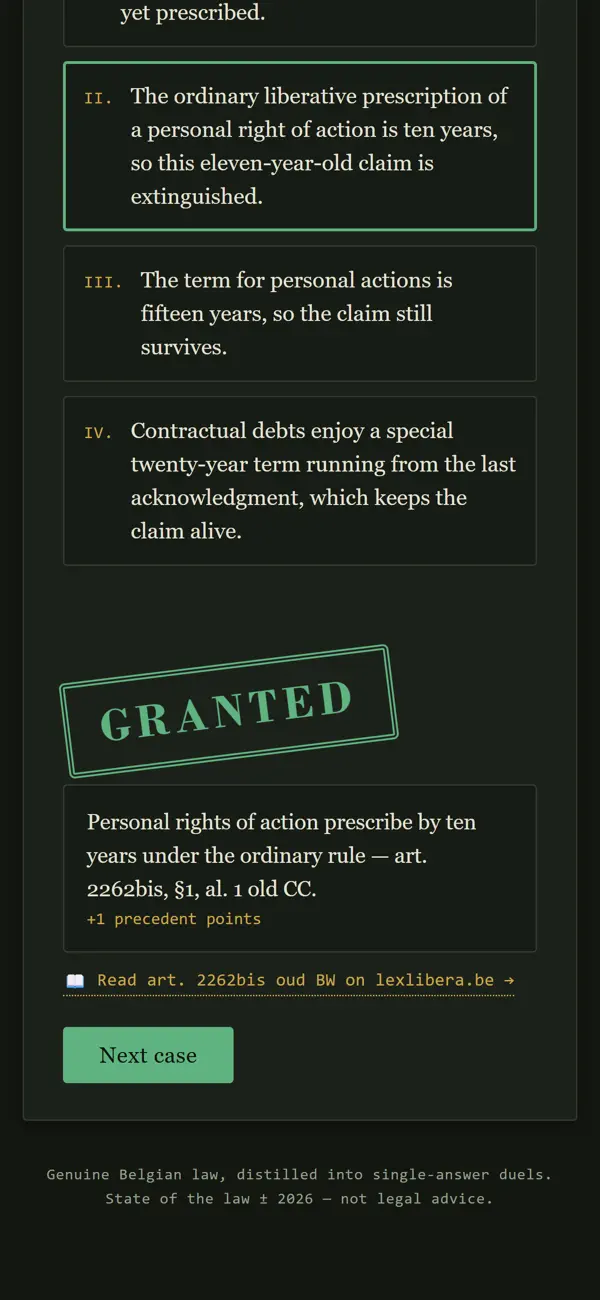 Cassation or Cell