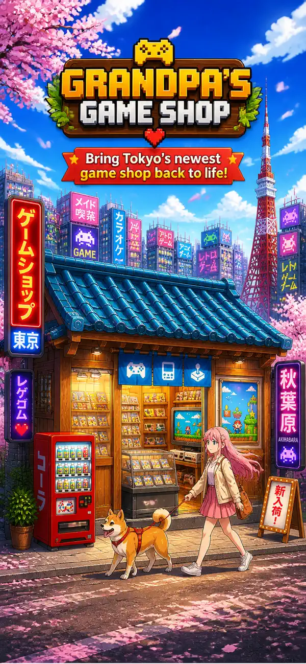 Grandpa's Game Shop Simulator