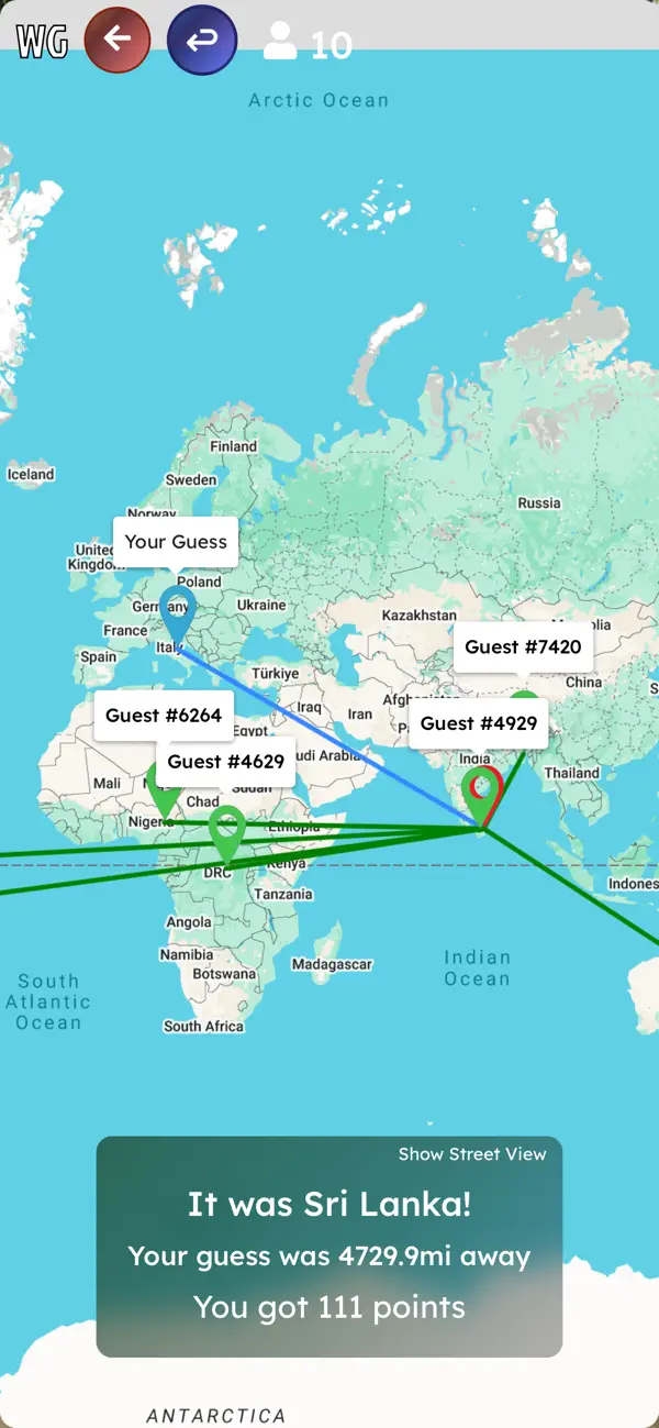 WorldGuessr Map