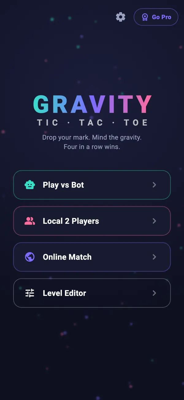 Gravity Tic Tac Toe