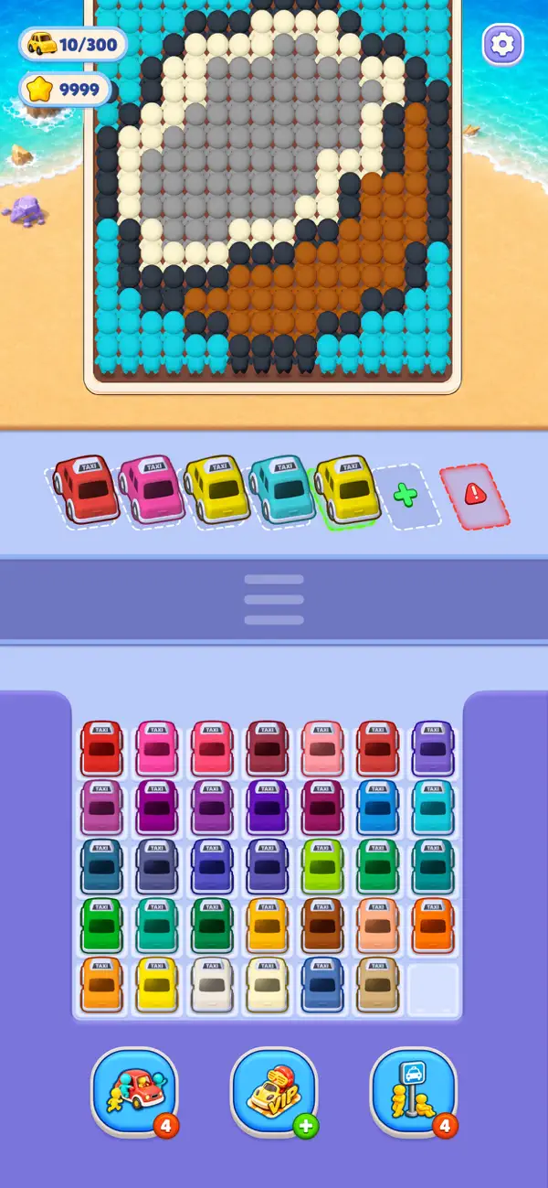 Car Queue Puzzle: Traffic Sort