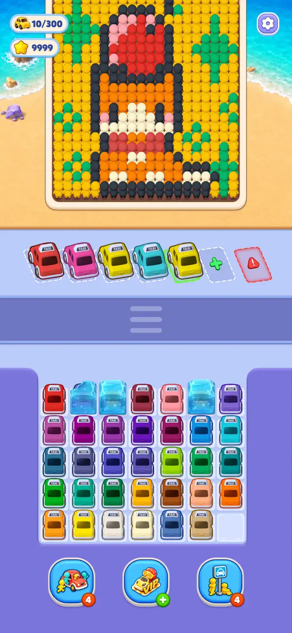 Car Queue Puzzle: Traffic Sort