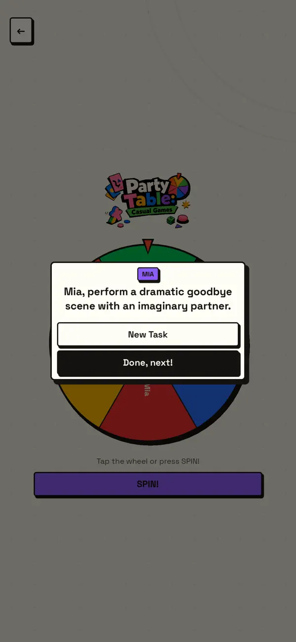 Party Table: Casual Games