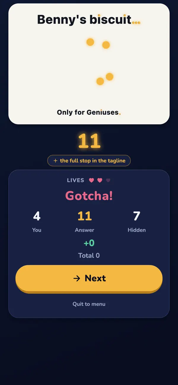 Every Dot Counts
