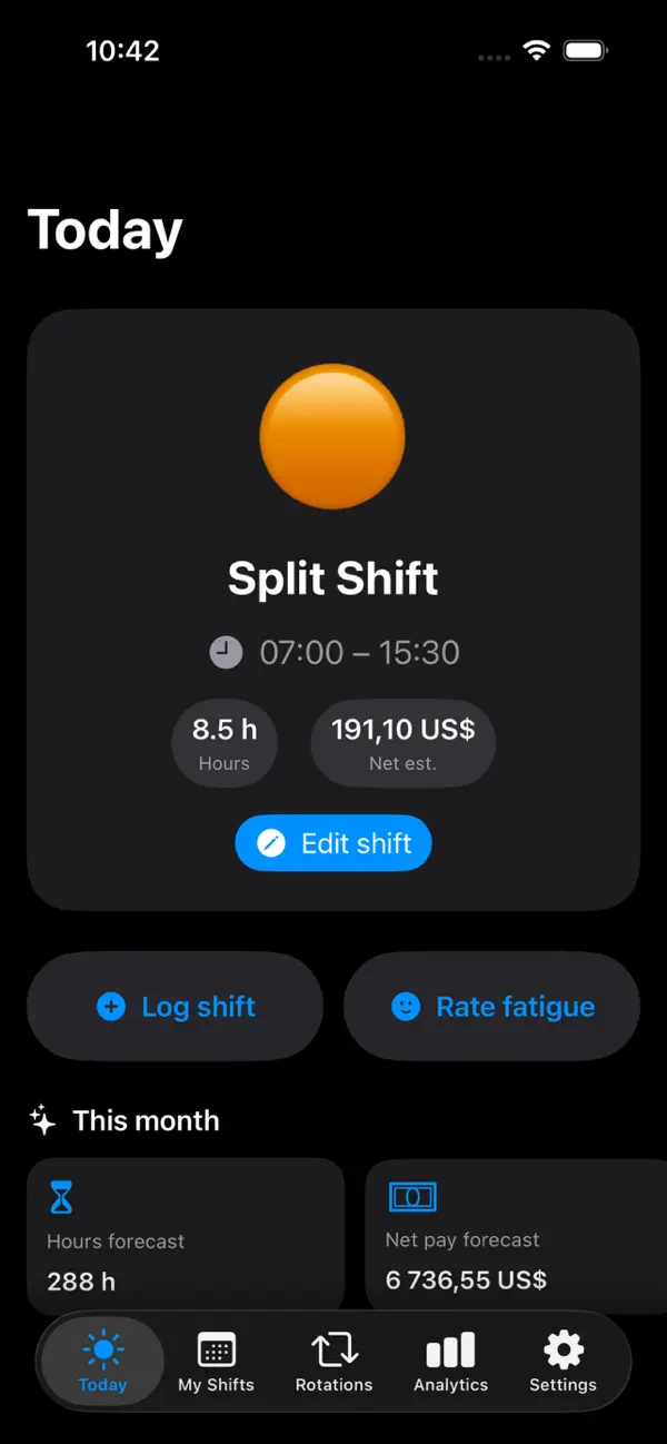 ShiftFlow Planner
