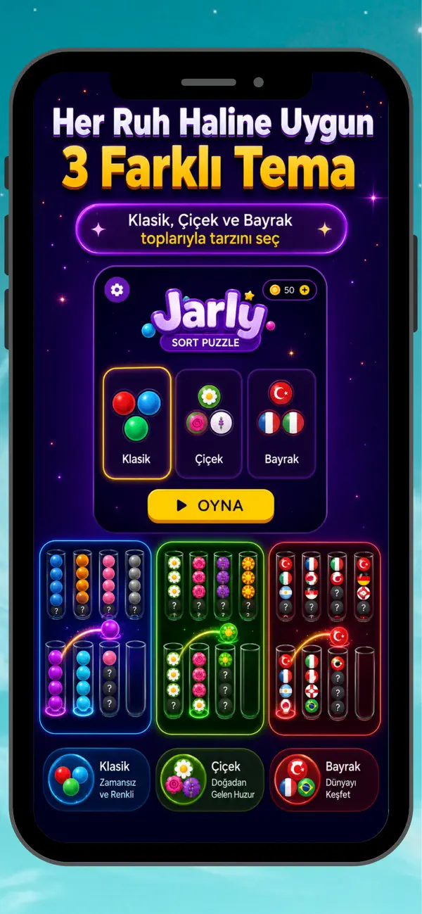 Jarly Sort Puzzle