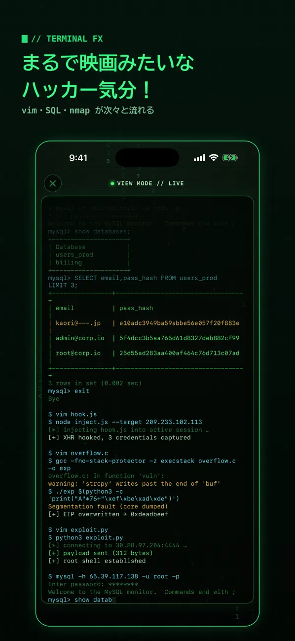 uHacker - 暗号解読パズル