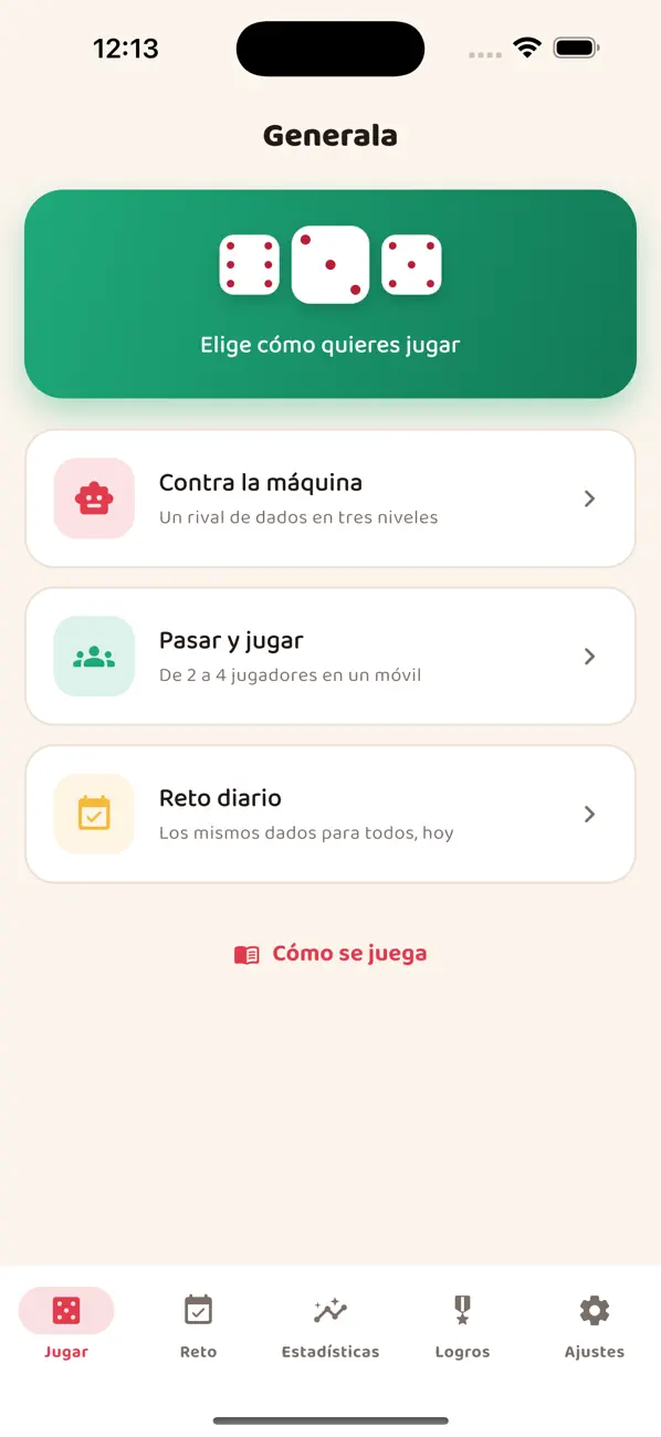Generala: Juego de Dados