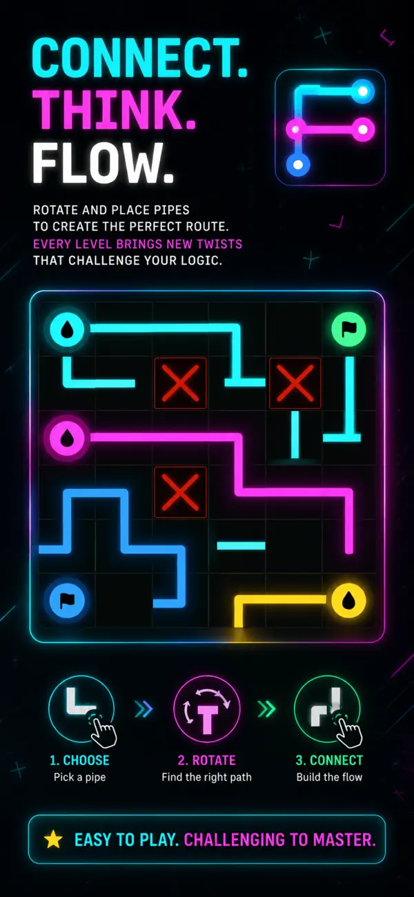 FlowShift Puzzle