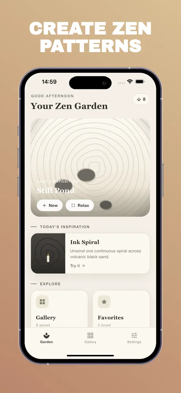 Sand Scapes: Zen Patterns