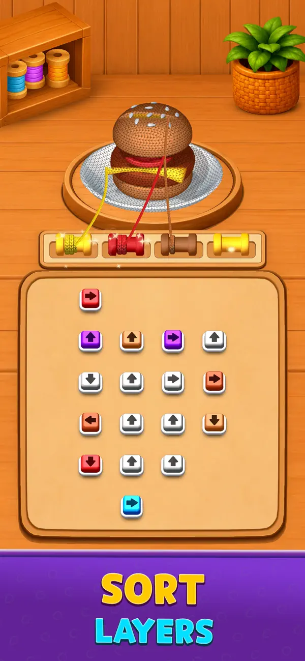 Yarn Roller: Unravel Puzzle