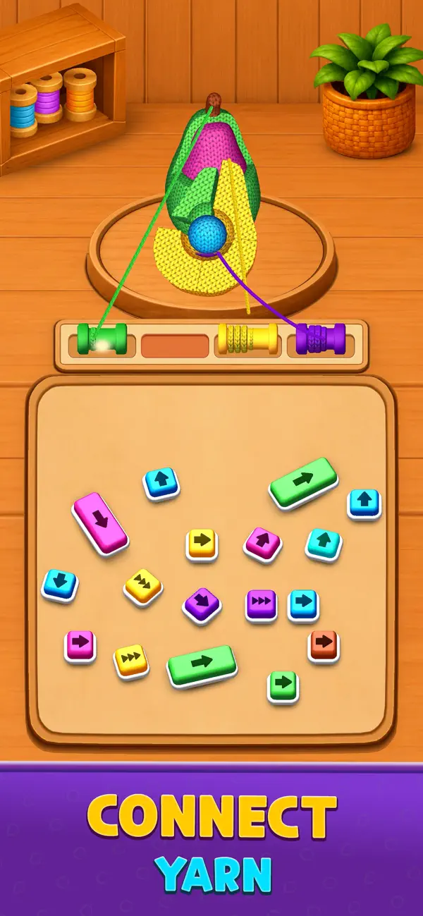 Yarn Roller: Unravel Puzzle