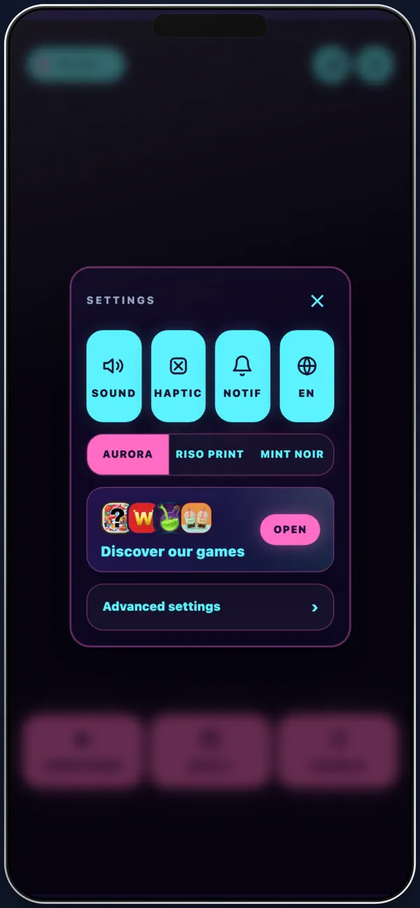 Neon Arrow Puzzle
