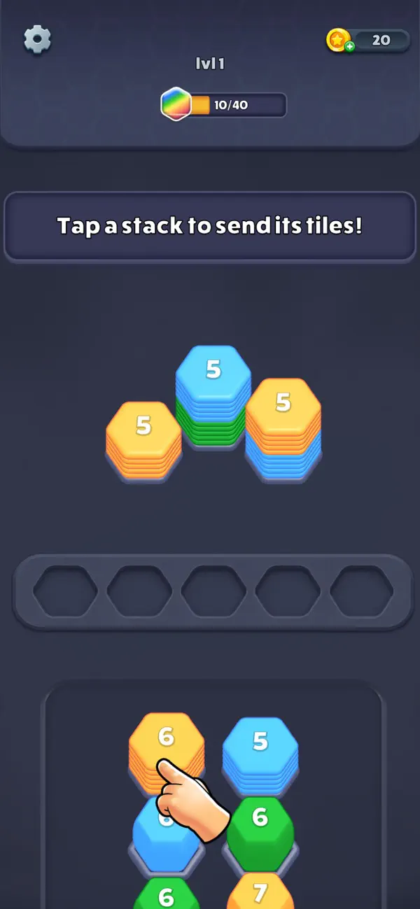 Hexa Shuffle Sort