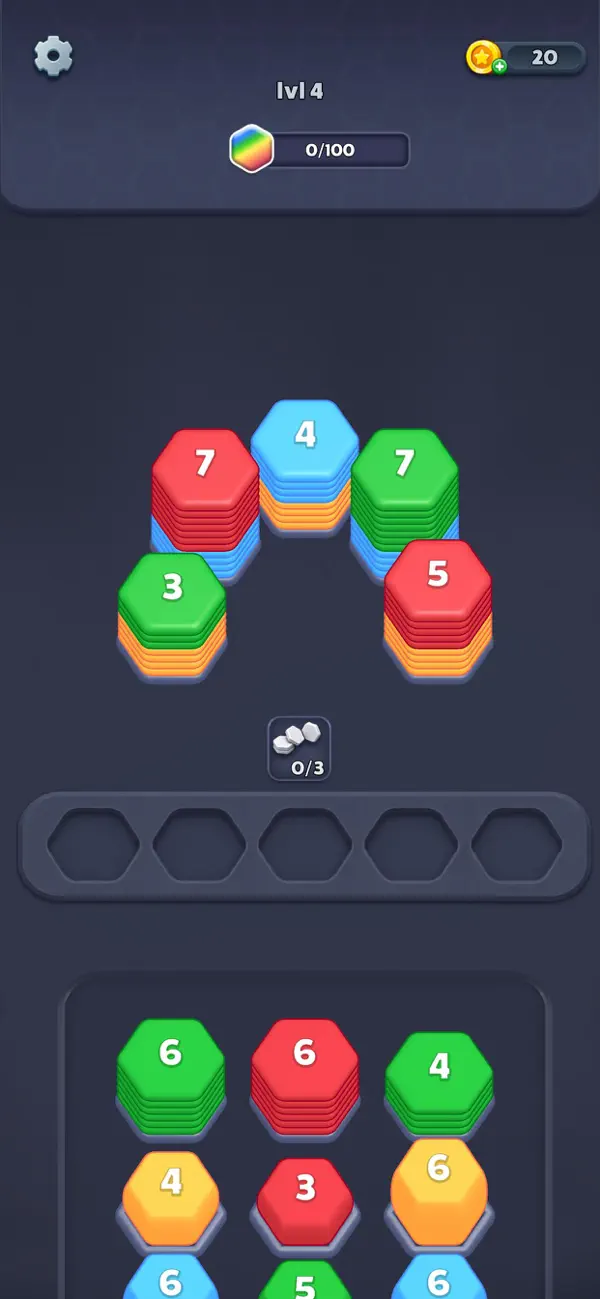 Hexa Shuffle Sort