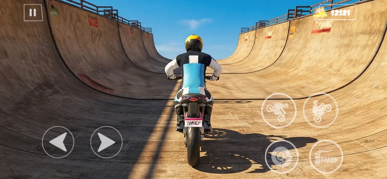 Moto Wheelie Flip Parkour 3D
