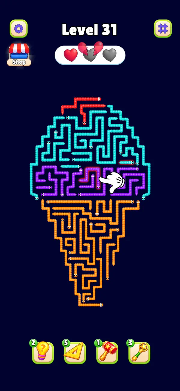 Worm Away: Jam Out Puzzle