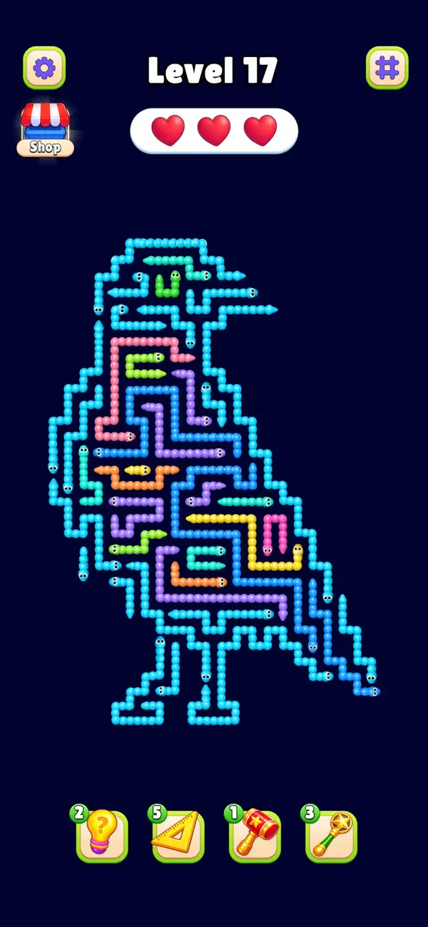 Worm Away: Jam Out Puzzle