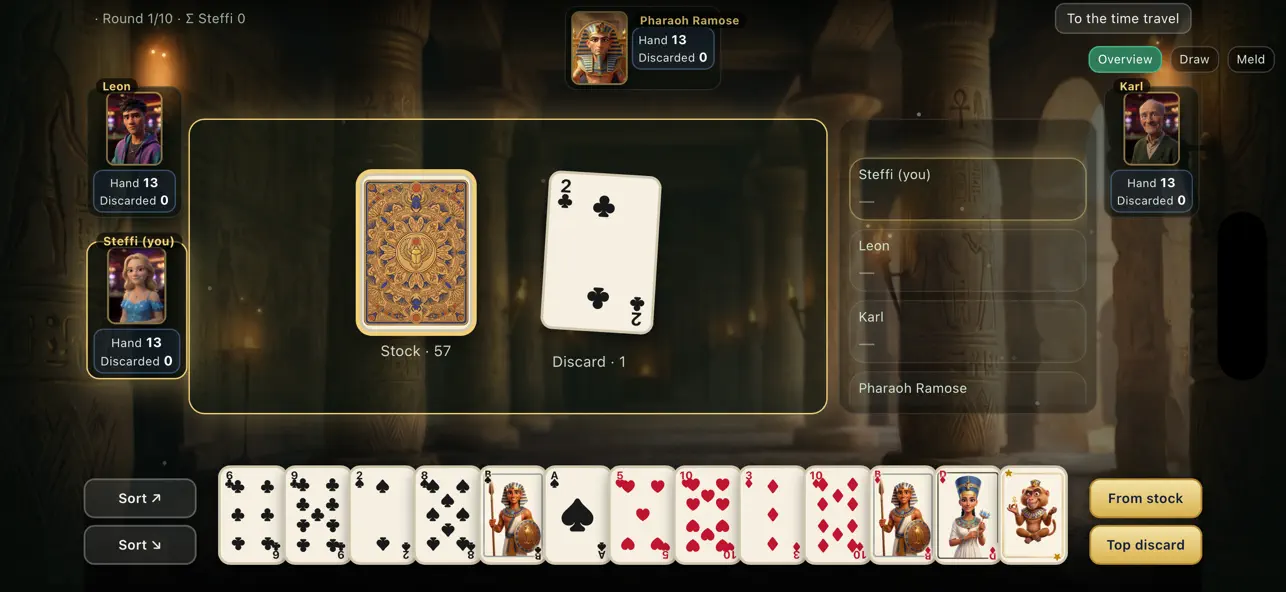 Rummy through Time