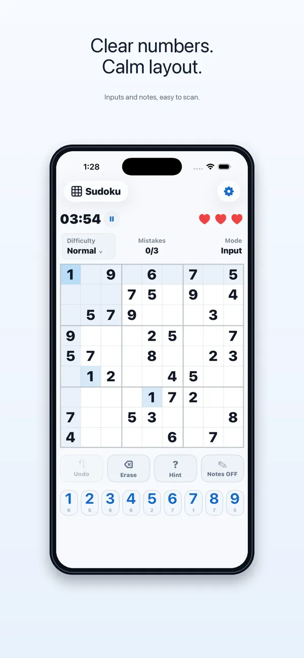 Pure Sudoku: Classic