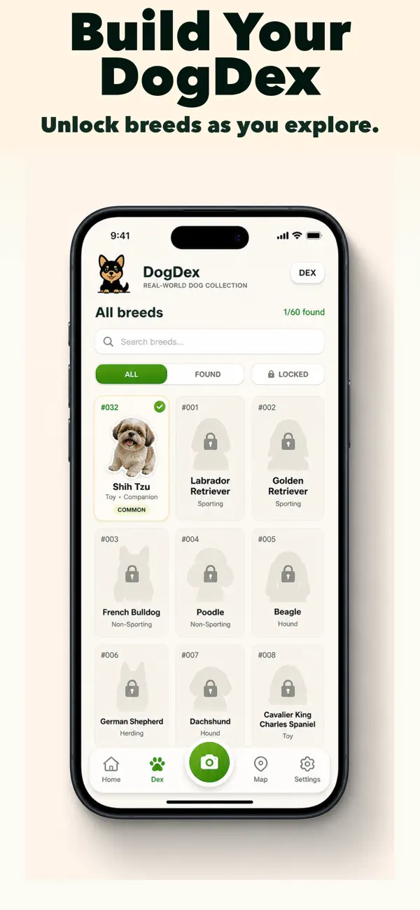 DogDex: Real Dog Collector
