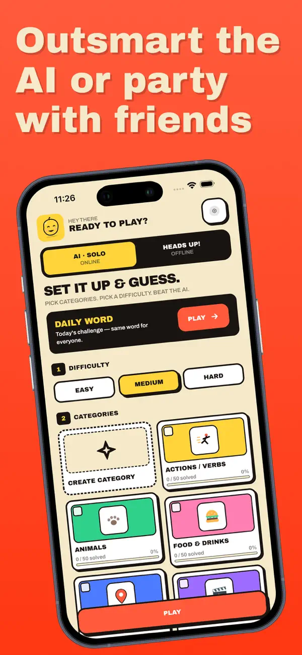 AI Charades: Guess & Party