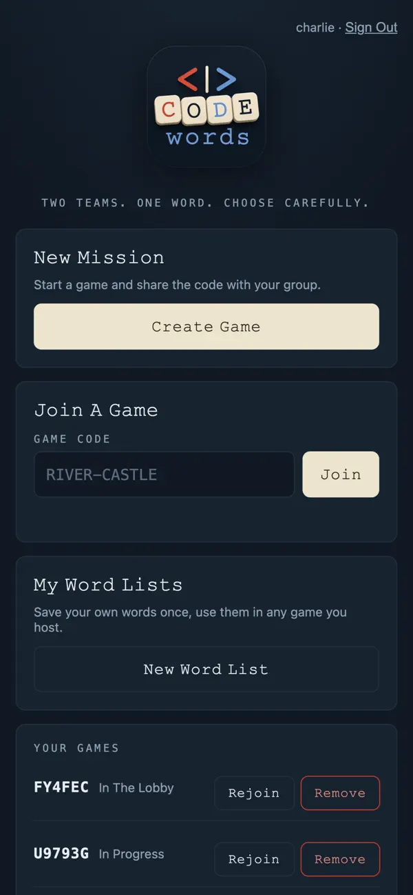 Codewords: Party Word Game