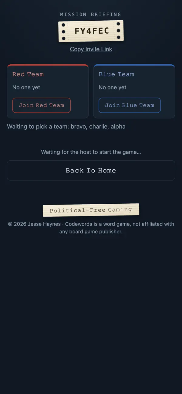 Codewords: Party Word Game