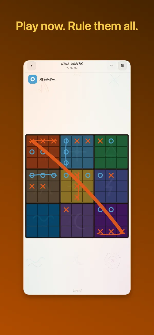 Nine Worlds: Tic Tac Toe