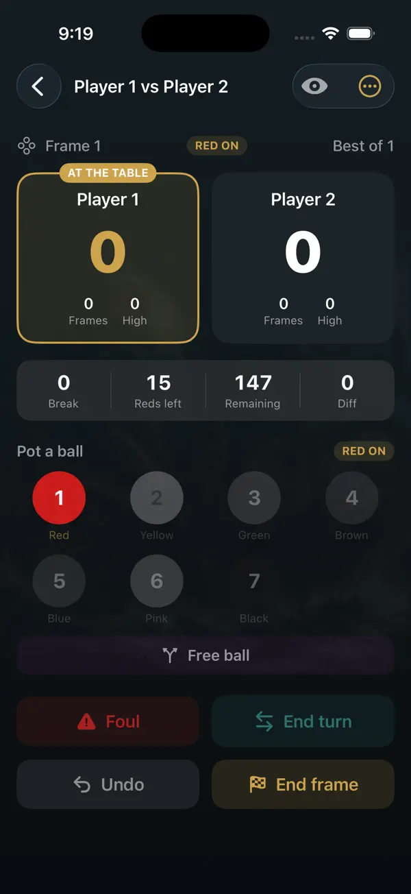 Kraken Snooker
