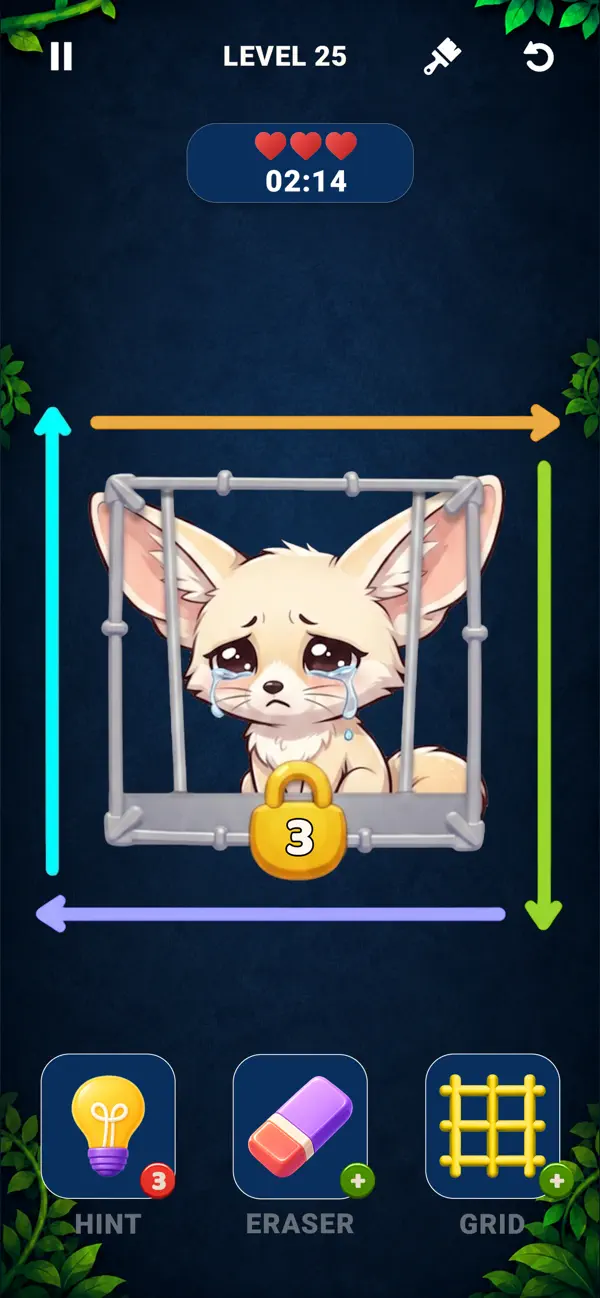 Maze Arrow Puzzle: Save Animal