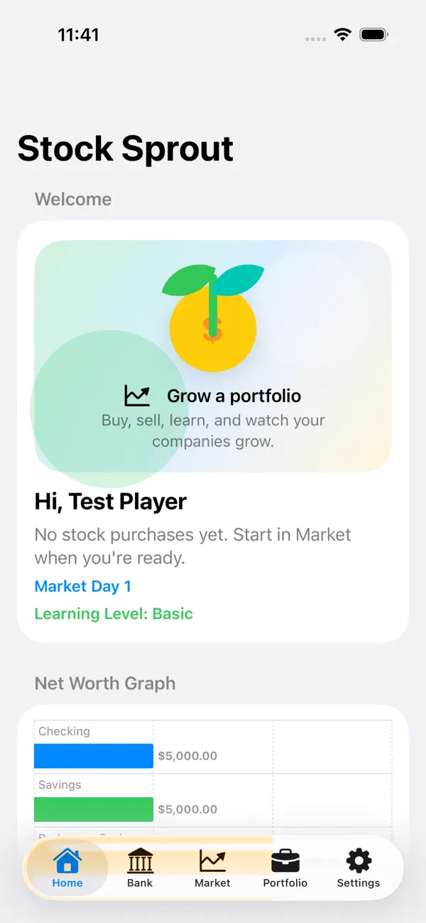 Stock Sprout Market Game