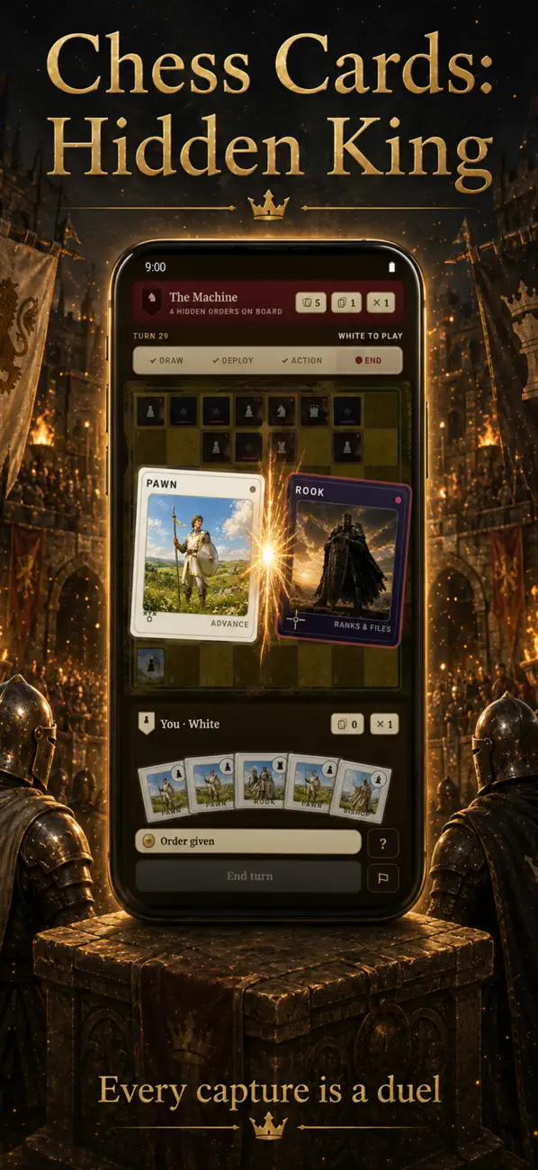 Chess Cards: Hidden King