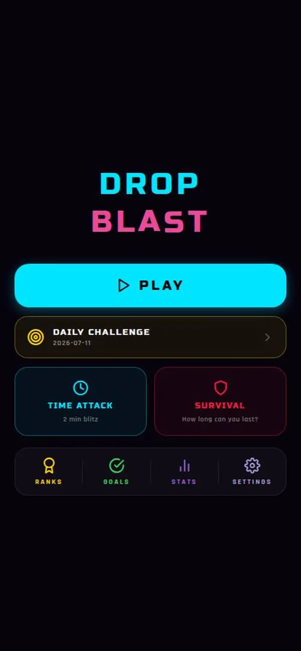 Drop Blast - Neon Color Match