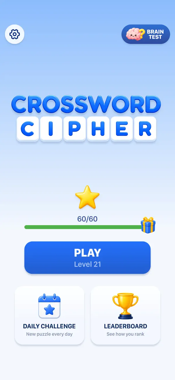 Crossword Cipher: Word Game
