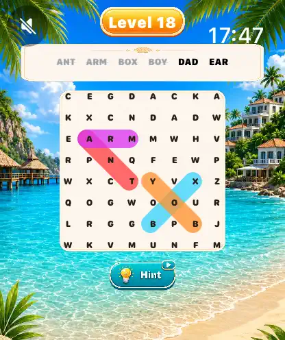 Word Search Watch Game